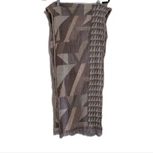 Aritzia Wilfred Earth Tone Mosaic Scarf